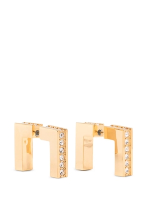 Elisabetta Franchi crystal-embellished earrings - Gold