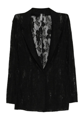 Norma Kamali Classic single-breasted jacket - Black