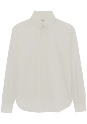 Saint Laurent classic-collar cotton shirt - Neutrals