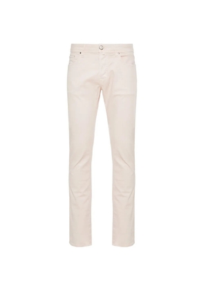 Jacob Cohën logo-patch trousers - Neutrals