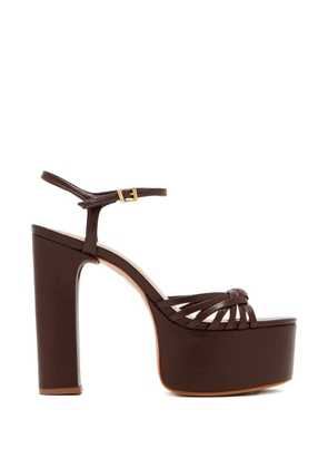 Schutz Tara platform sandals - Brown