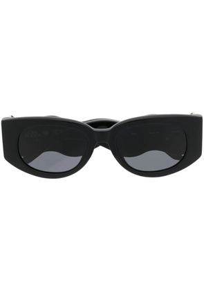 Casablanca Memphis oval-frame sunglasses - Black