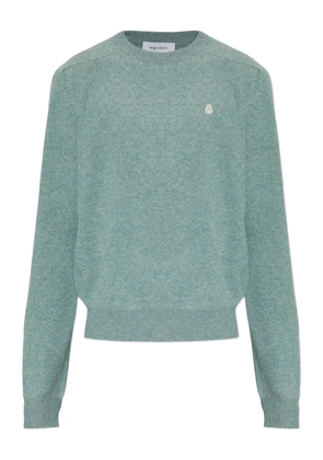 Alexander McQueen crew-neck wool sweater - Blue