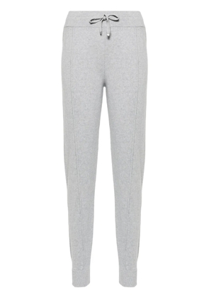 Eleventy drawstring-fastening knitted trousers - Grey