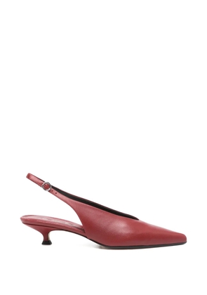 Aeyde Camila point-toe slingback pumps - Red