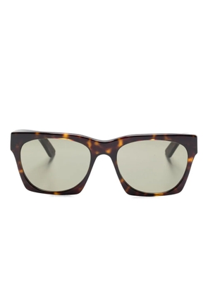 FACE HIDE tortoiseshell-pattern sunglasses - Brown
