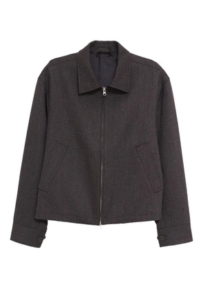 mfpen Mail stripe zip jacket - Brown