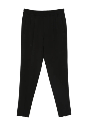 Zegna elasticated-waistband trousers - Black