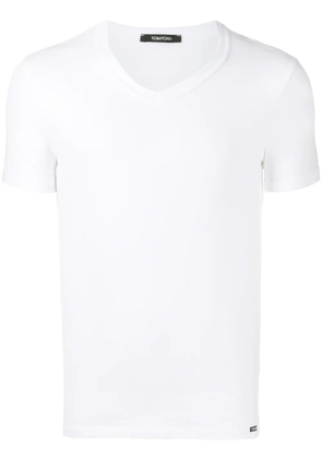 TOM FORD V-neck cotton T-shirt - White