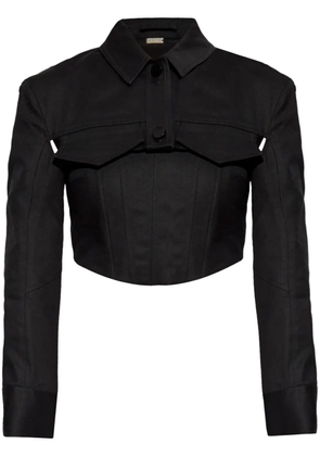 Cult Gaia cut-out blouse - Black