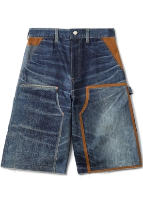 Andersson Bell cotton denim shorts - Blue