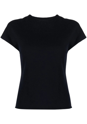 Vince short-sleeve wool-blend T-shirt - Blue