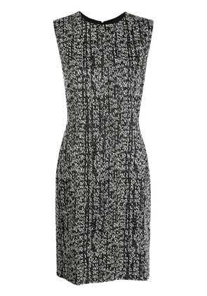 Lanvin sleeveless tweed midi dress - Black