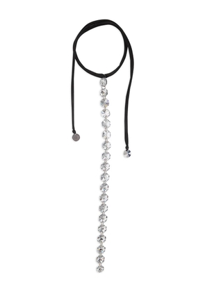 Maria Calderara crystal-embellished necklace - Black