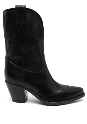 Golden Goose Low Wish Star boots - Black