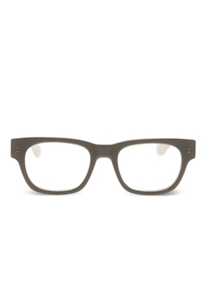 Alexander McQueen Eyewear square-frame glasses - Brown