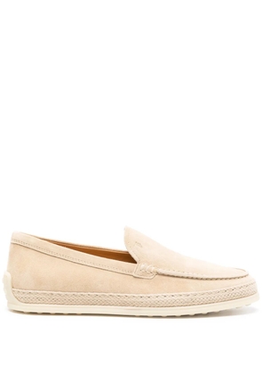 Tod's slip-on suede loafers - Brown
