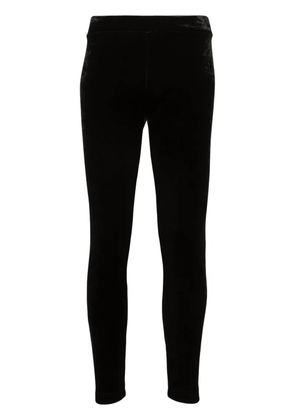 Balenciaga velvet ski leggings - Black