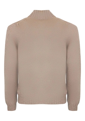 Fedeli turtleneck ribbed-trim sweater - Neutrals