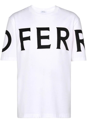 Ferragamo logo-print cotton T-shirt - White