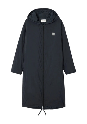 American Vintage Zotcity logo-patch parka - Blue