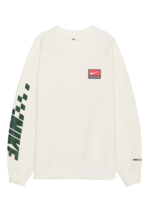 Nike Sportswear Trend 'Sail/Black' fleece sweatshirt - White