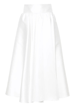 Blanca Vita pleated maxi skirt - White