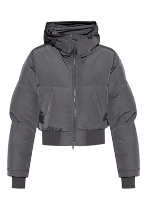 Diesel W-Peyt-Short-New-P1 hooded puffer jacket - Grey
