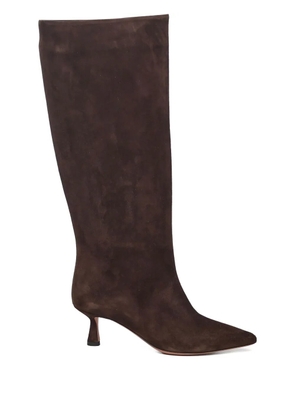 Giuliano Galiano 30mm Jane suede boots - Brown
