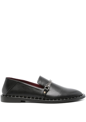 Stella McCartney Falabella leather loafers - Black