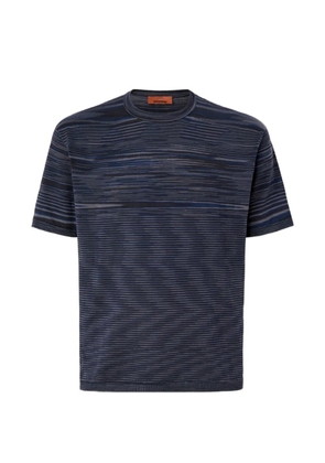 Missoni striped crew-neck T-shirt - Blue