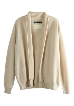 Frenckenberger Hamza shawl-collar cardigan - Neutrals