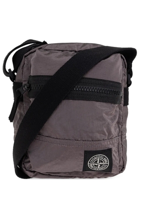 Stone Island zip cross body bag - Grey