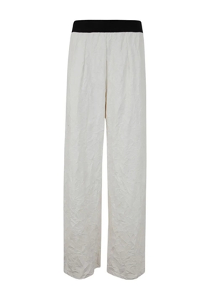 Maria Calderara textured trousers - White