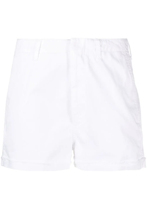 DONDUP cotton short shorts - White