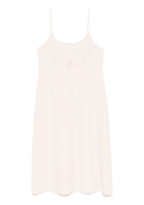 Simone Rocha bow slip midi dress - Neutrals