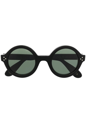 Lesca Phil round frame sunglasses - Black