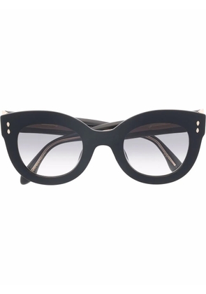 Isabel Marant Eyewear polished-effect cat-eye glasses - Black