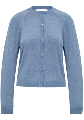 Moschino virgin wool cardigan - Blue