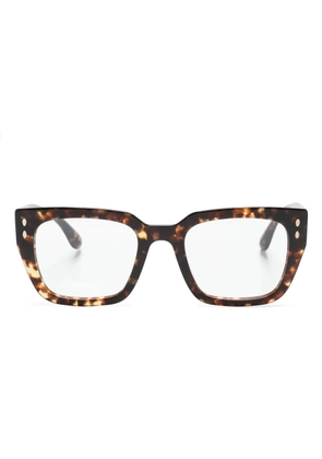 Isabel Marant Eyewear square-frame glasses - Brown