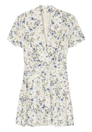 LIU JO Provencal Fantasy floral-print minidress - Neutrals