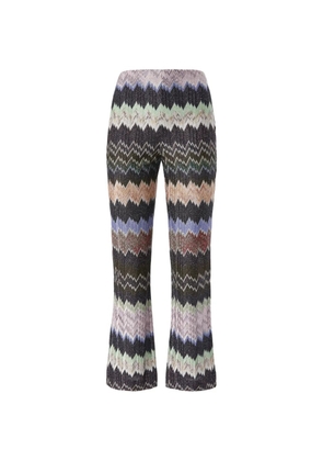 Missoni snake-pattern trousers - Black