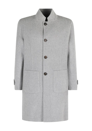 Eleventy herringbone reversible coat - Grey