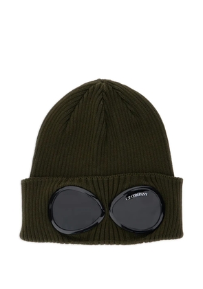 C.P. Company lenses knitted beanie hat - Green