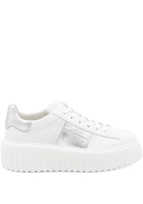 Hogan H-Stripes platform sneakers - White