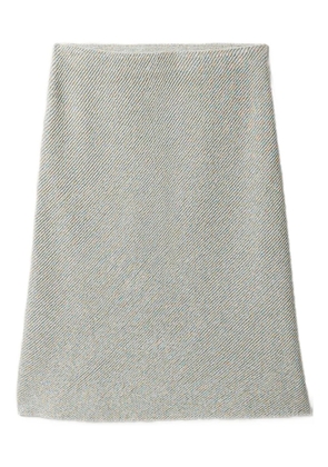 Miu Miu lamé skirt - Grey