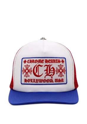 Chrome Hearts Hollywood trucker hat - White
