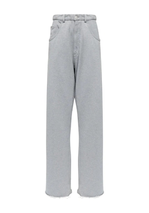 MM6 Maison Margiela Raw-hem trousers - Grey