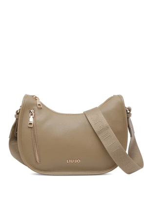 LIU JO logo zip cross body bag - Brown