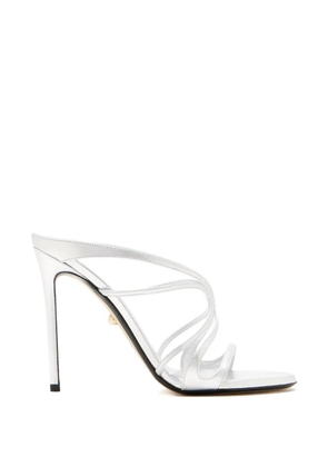 Alevì 110mm Mony heeled sandals - Silver